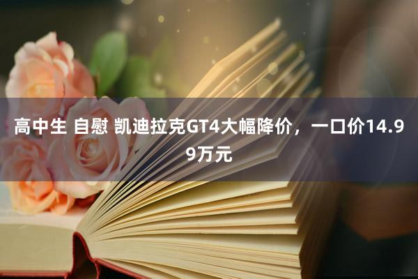 高中生 自慰 凯迪拉克GT4大幅降价，一口价14.99万元
