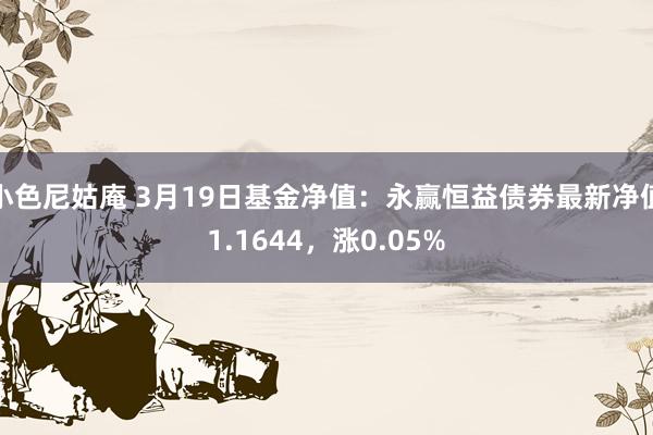 小色尼姑庵 3月19日基金净值：永赢恒益债券最新净值1.1644，涨0.05%