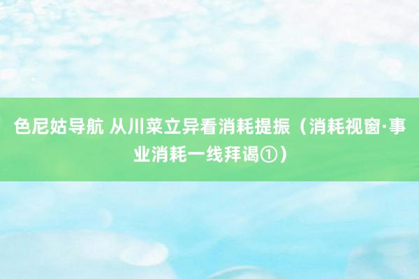 色尼姑导航 从川菜立异看消耗提振（消耗视窗·事业消耗一线拜谒①）