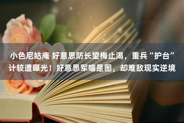 小色尼姑庵 好意思防长望梅止渴，重兵“护台”计较遭曝光！好意思军嘻是图，却难敌现实逆境